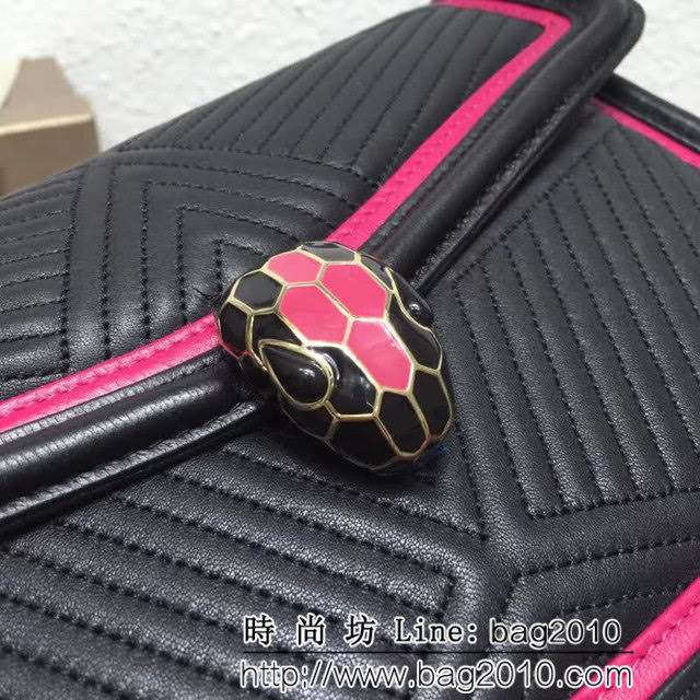 BVLGARI寶格麗 2018專櫃新型蛇頭包 蛇形繡線限定款 Serpenti Forever系列 286628 FYD1067